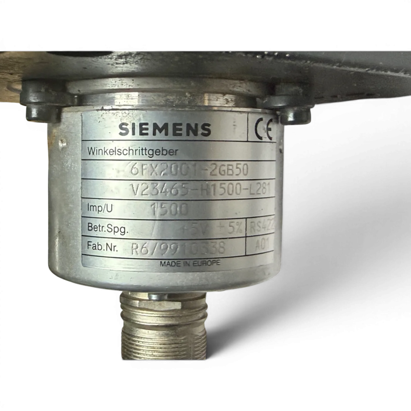 Siemens 1FT5062-1AG71-4EA0 3~ Permanent Magnet Servomotor Art.-Nr. 1FT5062-1AG71-4EA0 - 3
