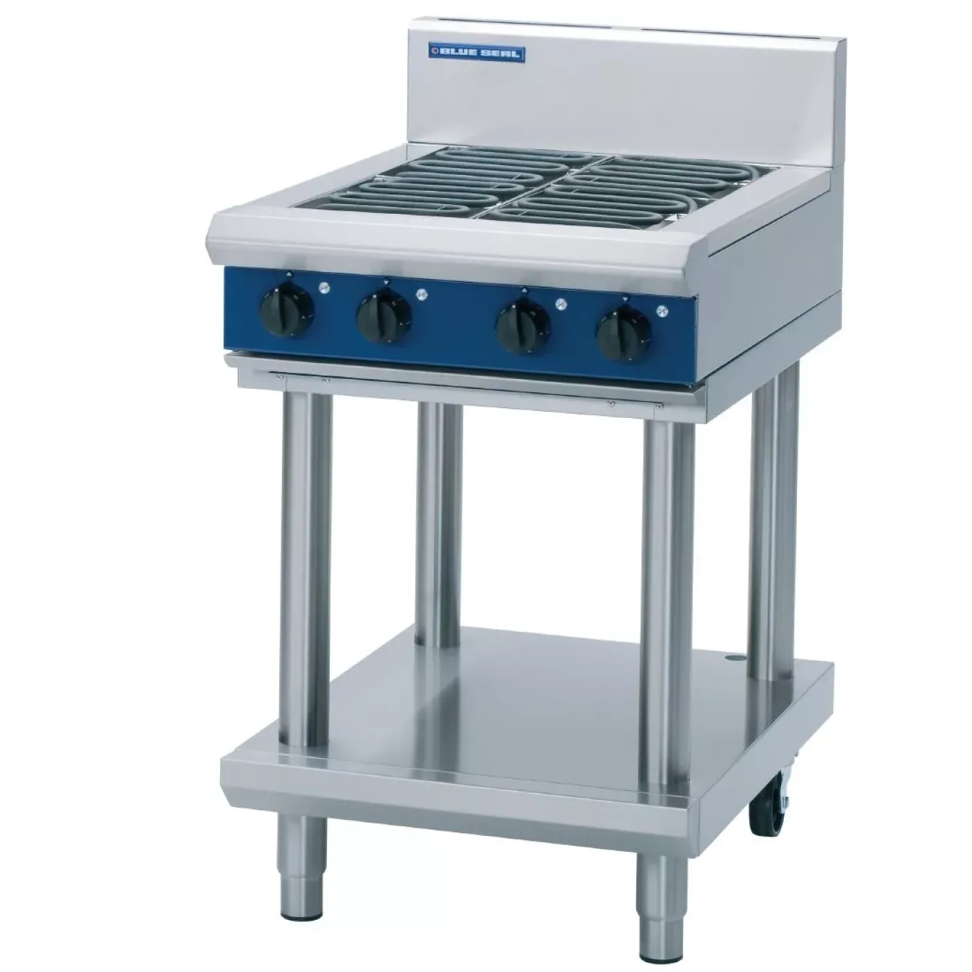 Blue Seal Evolution Leg Stand Cooktop 4 Element Electric 600mm E514D-LS - islandcatering - 2