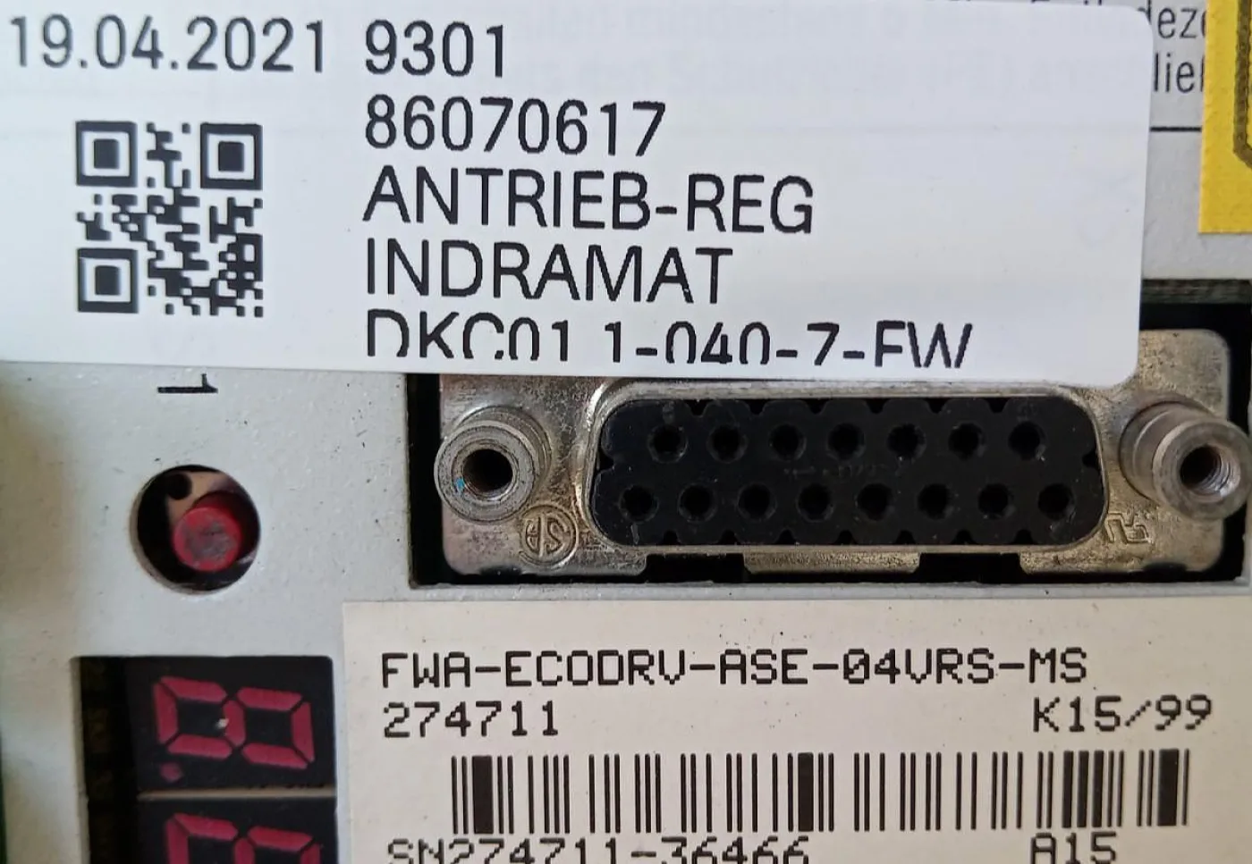 Rexroth Indramat DKC01.1-040-7-FW Servo Drive Controller - 1