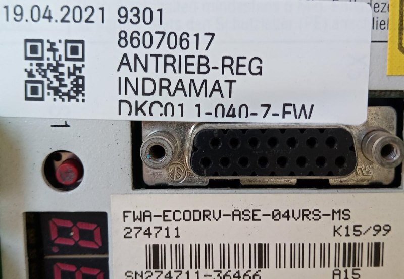 Rexroth Indramat DKC01.1-040-7-FW Servo Drive Controller