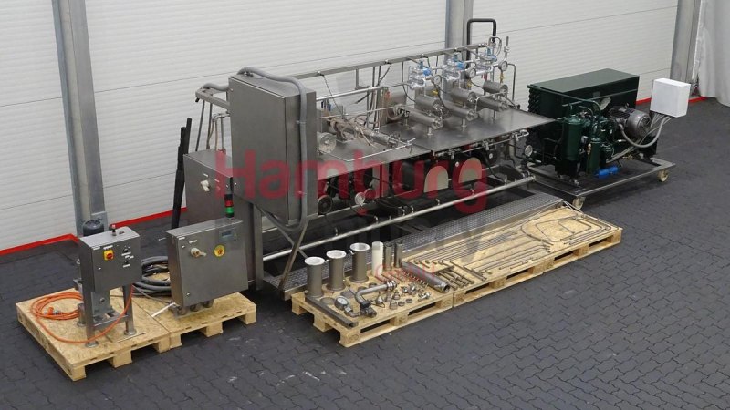 Margarine Pilot Plant - Gerstenberg & Agger HP Pump + Perfector 3x57 + Pin rotor + Inverter and Cooling Unit R22