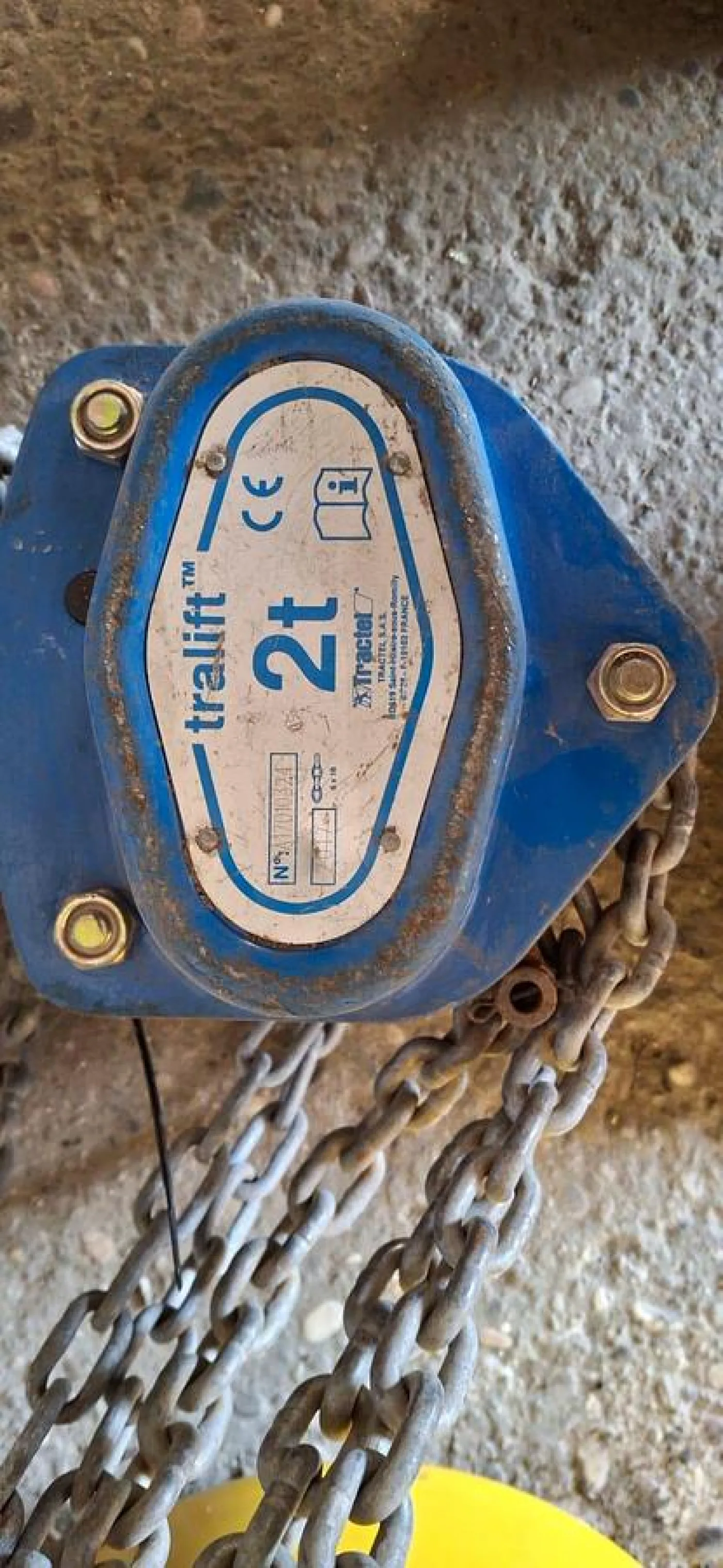 2017 Tractel Tralift 2,0 t Stirnradflaschenzug - 2