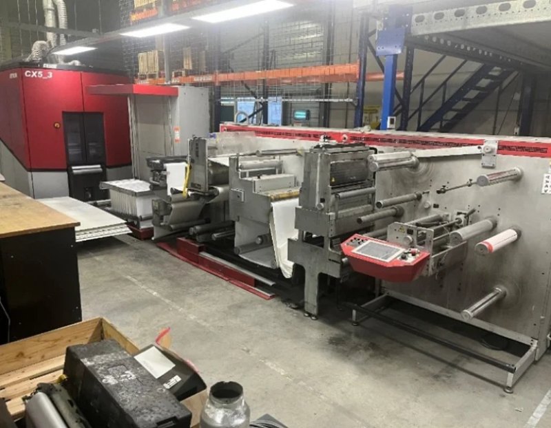 Xeikon CX500 Digital Label Press +GM DC5V8-BX Converting & Finishing System
