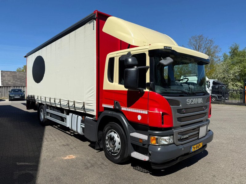 Scania P250 Sliding tarps 2000KG LBW APK/TUV 11-2026 EN Truck