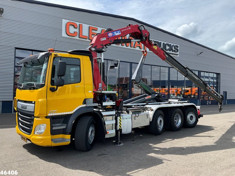 DAF FAQ CF 400 8x2 Euro 6 HMF 26 Tonmeter laadkraan Just 190.212 km!