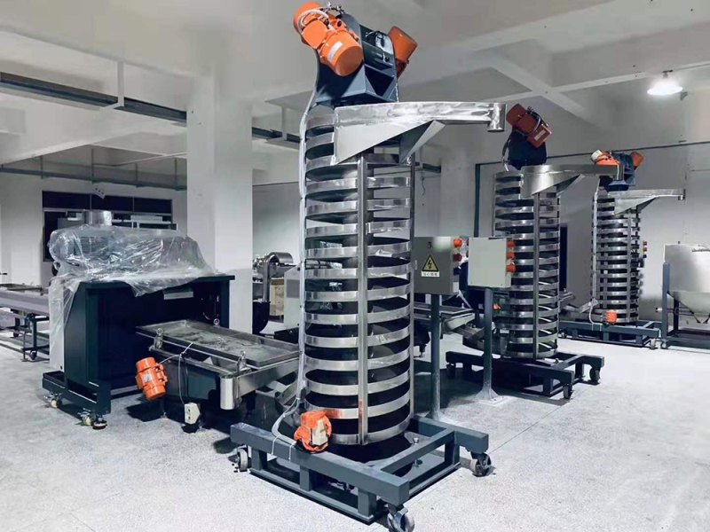 Vibrating spiral conveyor