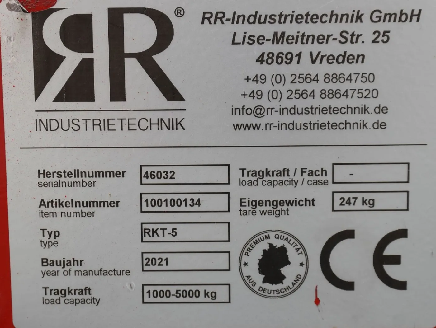 Kranausleger Weitere RKT-5 (2021) - 3