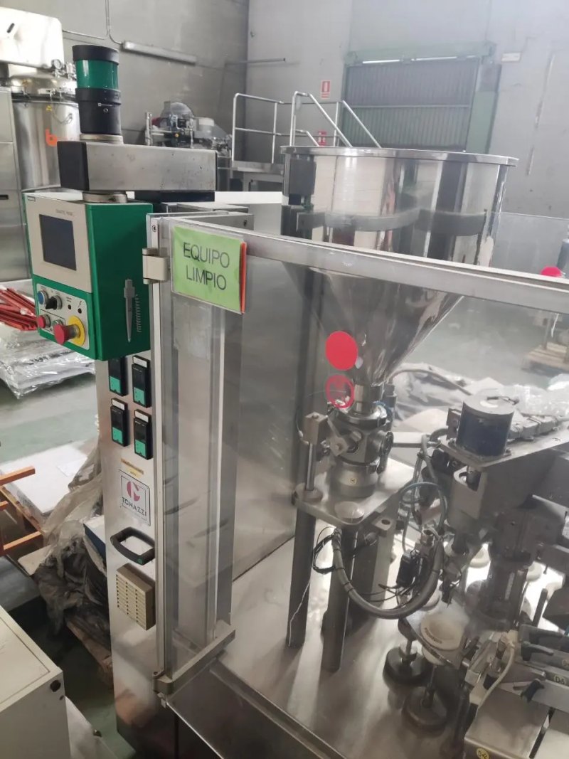 USED TONAZZI COLIBRI 601 TUBE FILLING AND CLOSING MACHINE