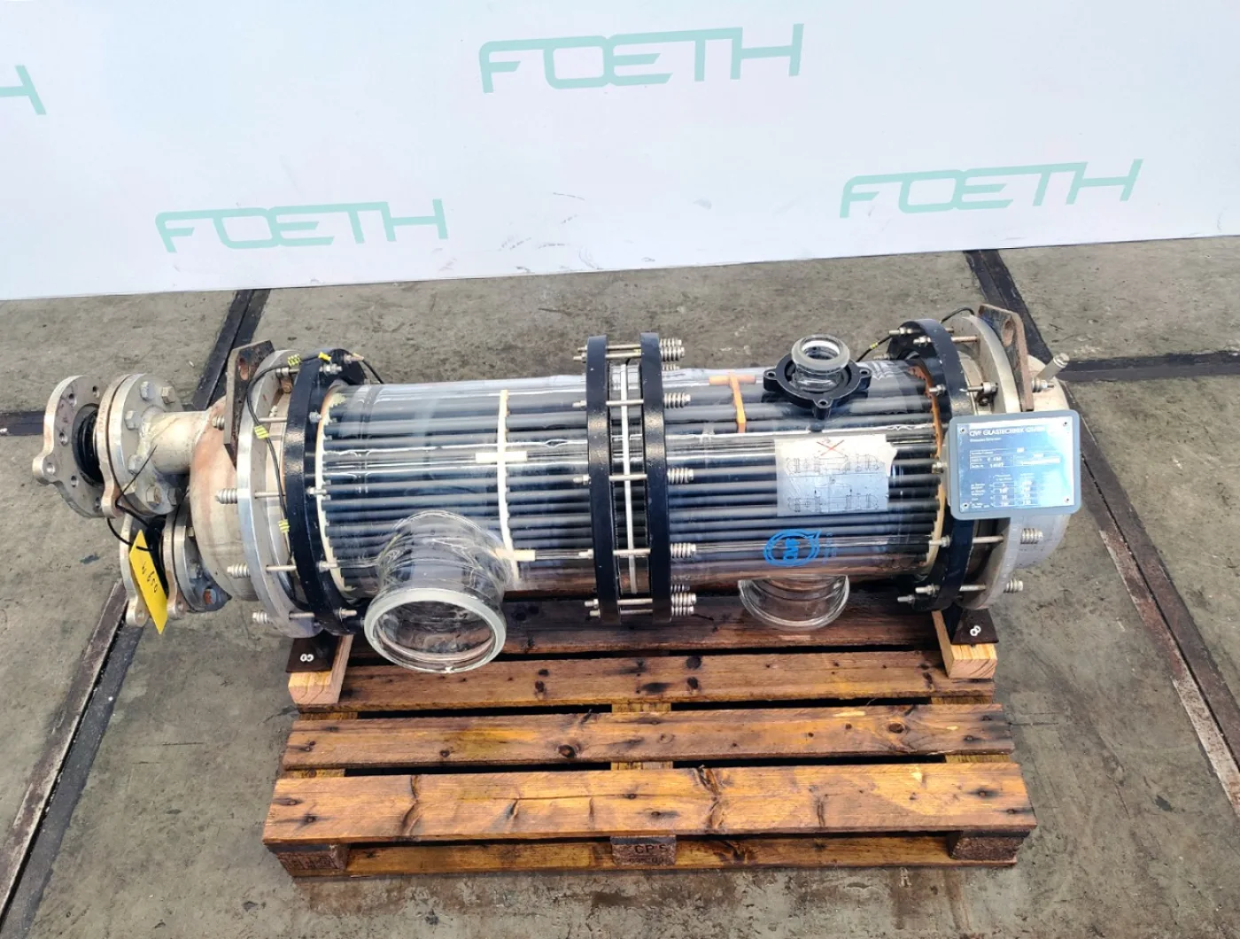QVF Glasstechnik S-ROB45/300/SH/3SIC-4,5m² - Shell and tube heat exchanger - 4