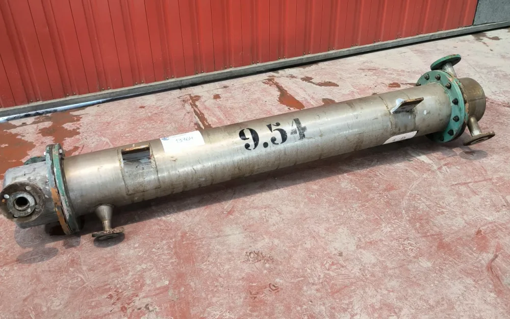STAINLESS STEEL TUBULAR HEAT EXCHANGER 3.4 M²