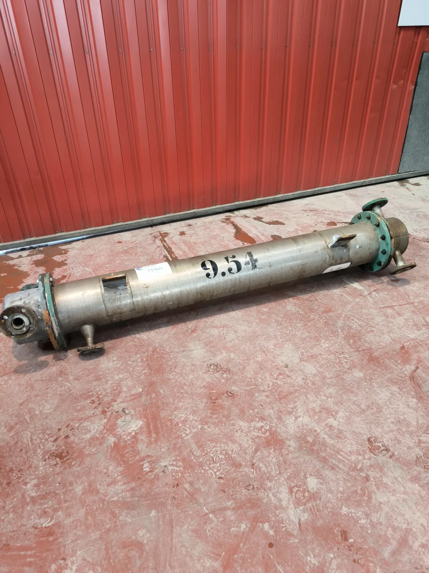 STAINLESS STEEL TUBULAR HEAT EXCHANGER 3.4 M² - 1