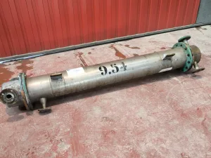 STAINLESS STEEL TUBULAR HEAT EXCHANGER 3.4 M²