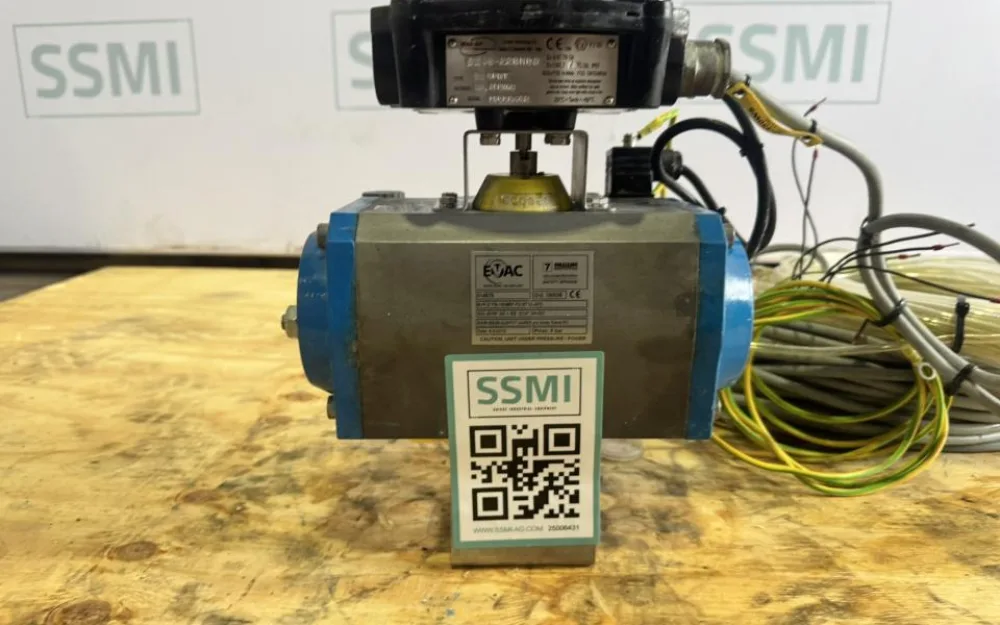 2019 EVAC / Max-Air Technology Pneumatic Quarter-Turn Ball Valve Assembly with Pneumatic Actuator