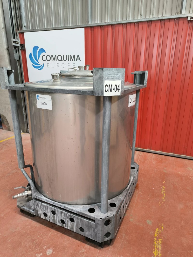 STAINLESS STEEL TANK 1023 LITERS AZZINI PL1000