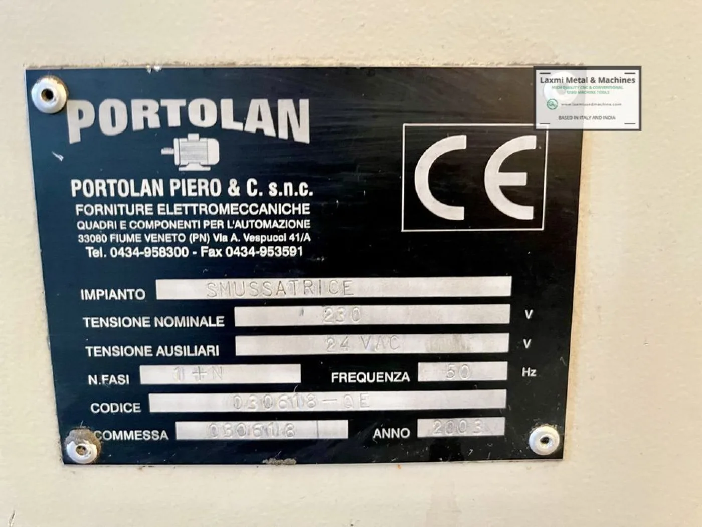 DEBURRING MACHINE, PORTOLAN (Italy) - Laxmi Metal & Machines, Rohtak - 5
