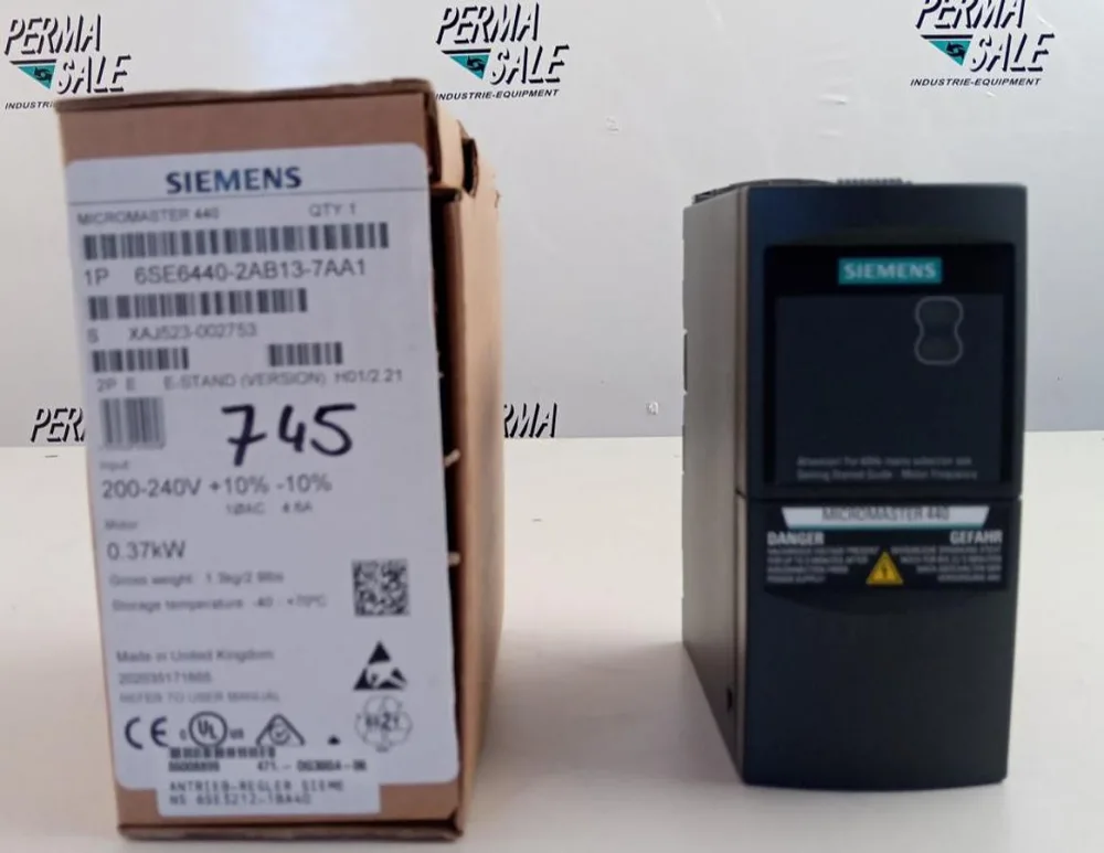 Siemens MICROMASTER 440 6SE6440-2AB13-7AA1 Frequency Converter