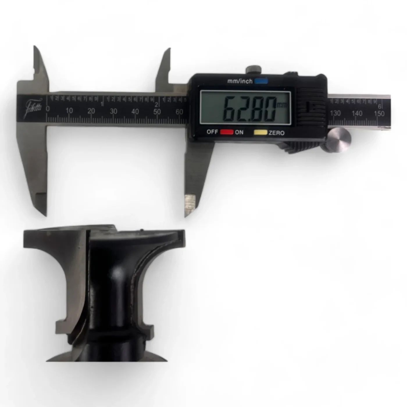 HSK 63 F Spannzangenfutter mit austauschbaren Spannzangen und HW Profilfräser Ø 22 mm, L=40 mm, Z=2 - 5