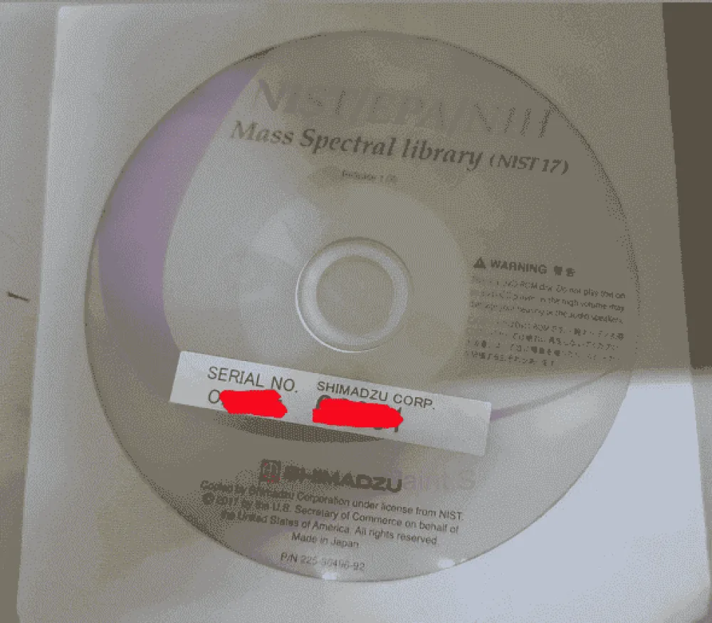 LIBRARY, NIST 2017, MASS SPECTRAL DATABASE, 2017 EDITION