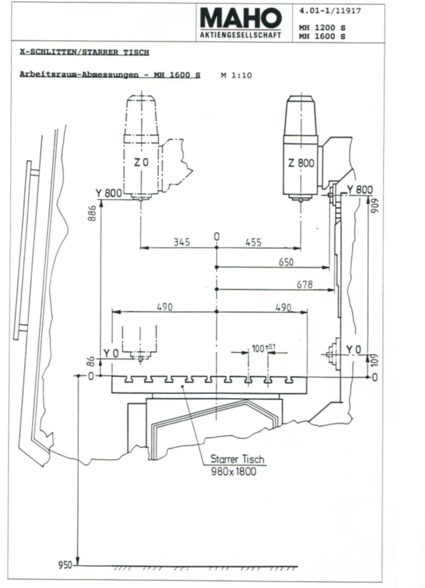 MH 1600 S MAHO 1990 - 2