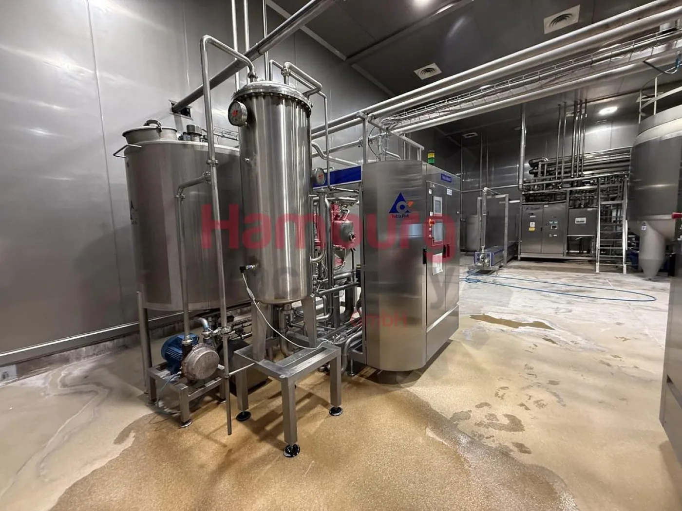 Aseptic processing plant, bottle blowing, filling, closing, labelling and packing line for PET bottles of 0,4/0,5/1,5 liter - Tetra Pak / Sidel / Krones - 4