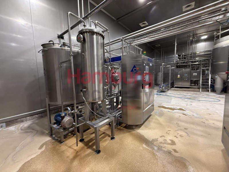 Aseptic processing plant, bottle blowing, filling, closing, labelling and packing line for PET bottles of 0,4/0,5/1,5 liter - Tetra Pak / Sidel / Krones