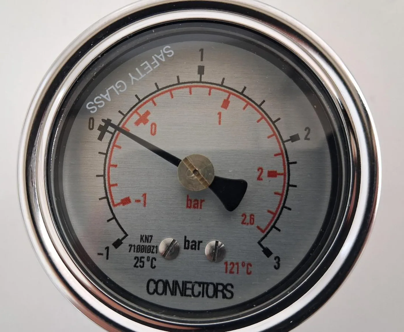 Connectors Membranmanometer -1 bis +3 bar Tri-Clamp 25 mm - 2
