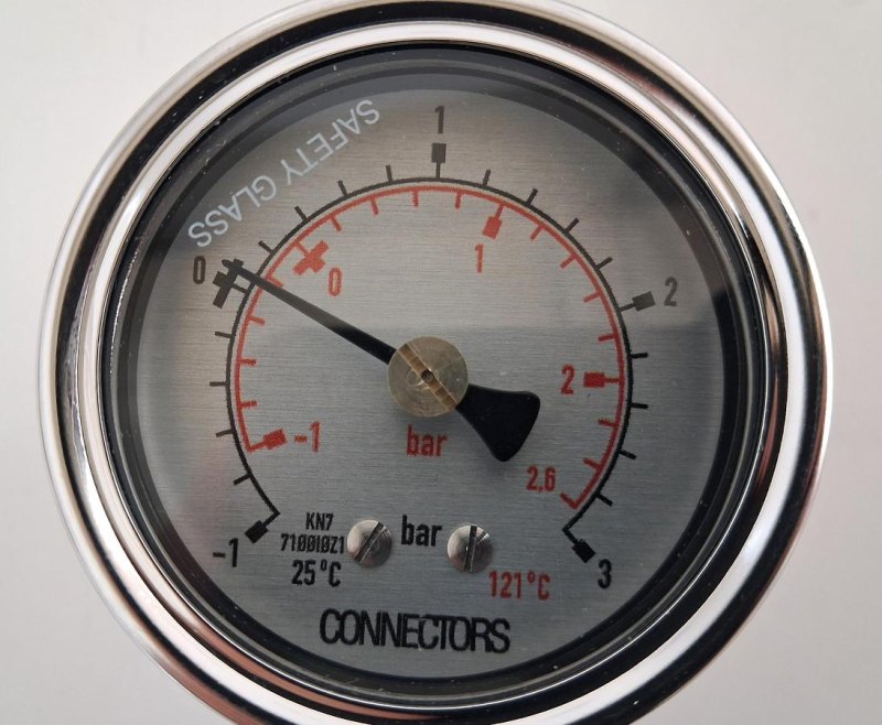 Connectors Membranmanometer -1 bis +3 bar Tri-Clamp 25 mm