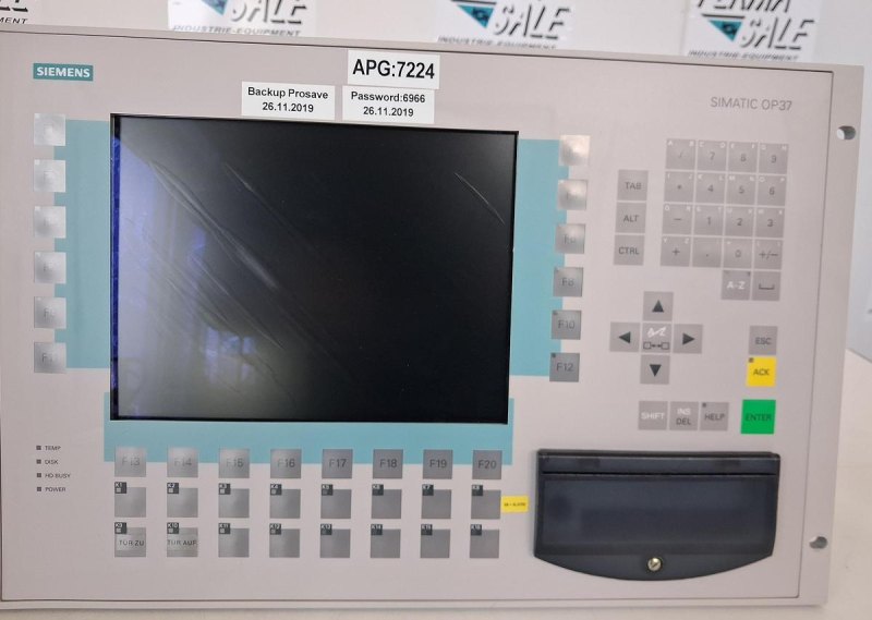 Siemens SIMATIC OP37 6AV3637-1LJ00-0FX0 Operator Panel