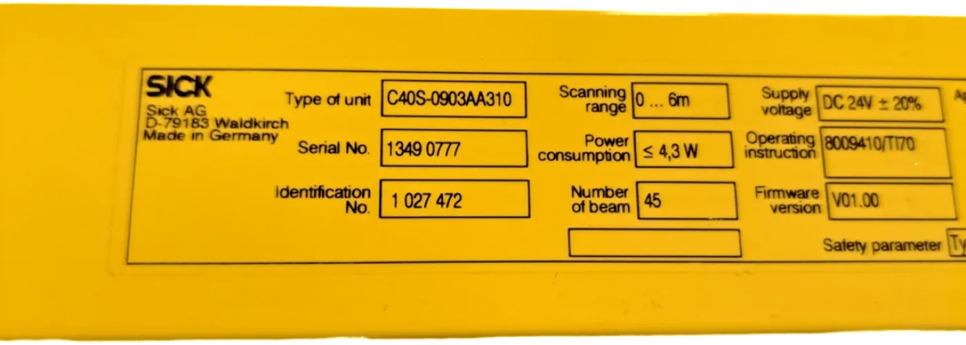 Sick C4000 Eco / Sender-Empfänger-Paar - 2