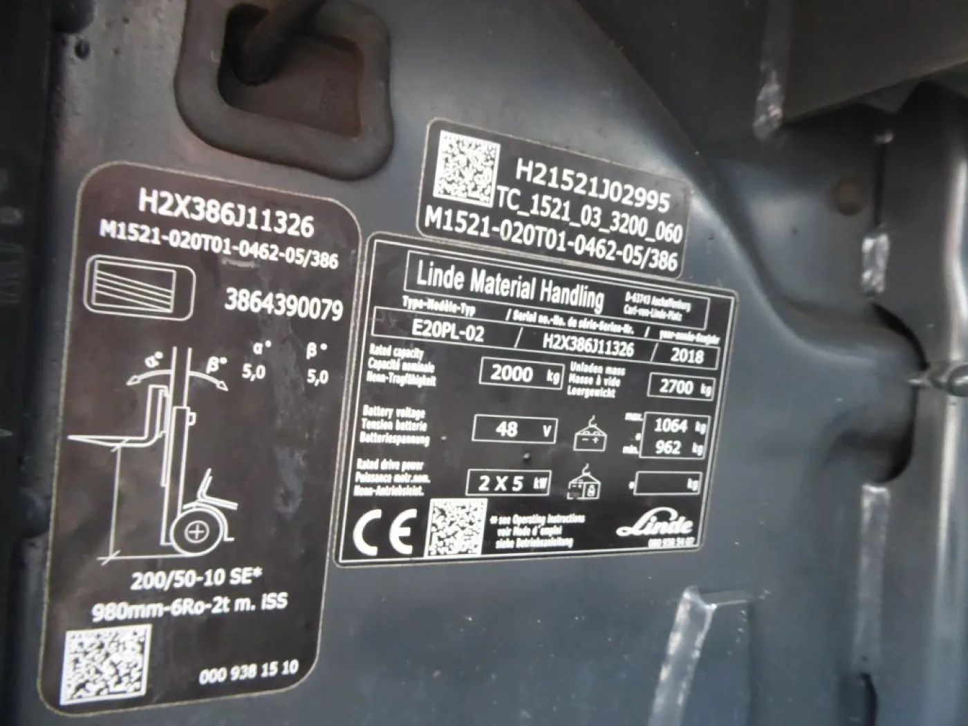 Linde E20PL-02 - 3