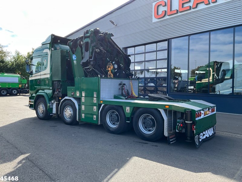 Scania R 490 8x4 Euro 6 Effer 140 Tonmeter laadkraan + Fly-Jib Just 283.508 km
