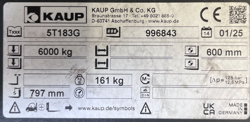 Kranausleger Kaup 5T183G (2024)