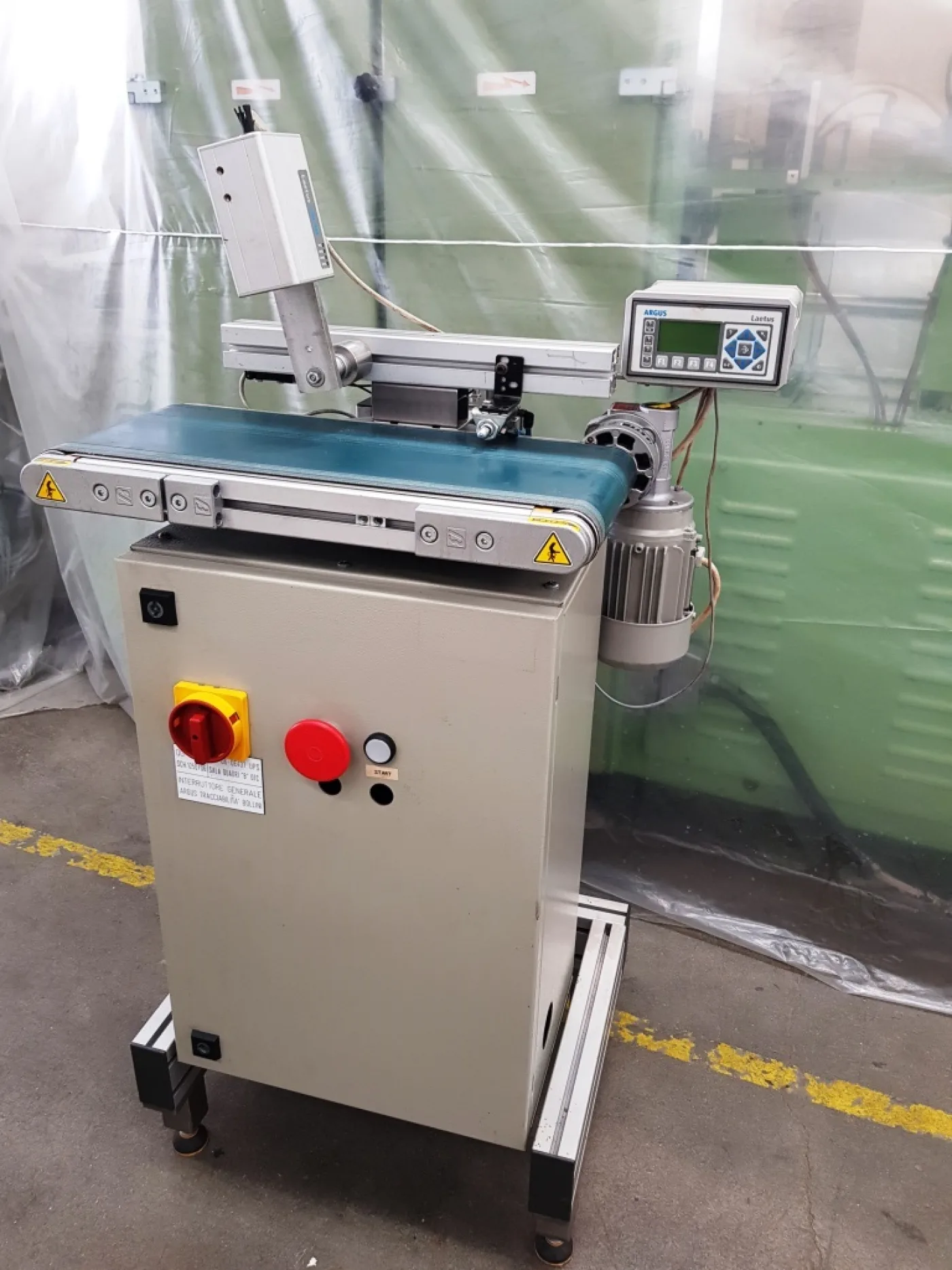 NASTRO A TAPPETO MOTORIZZATO CON SISTEMA DI CONTROLLO – ARGUS – MOD. LAETUS COCAM - 2