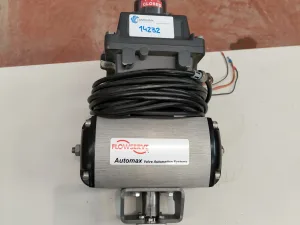 BALL VALVE CLAMP 1" WITH PNEUMATIC ACTUATOR FLOWSERVE AND POSITION SWITCH TOPWORX DXP ATEX