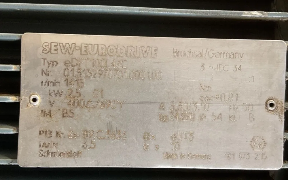 DVA Deutsche RWN 1200 - Nutsche filter