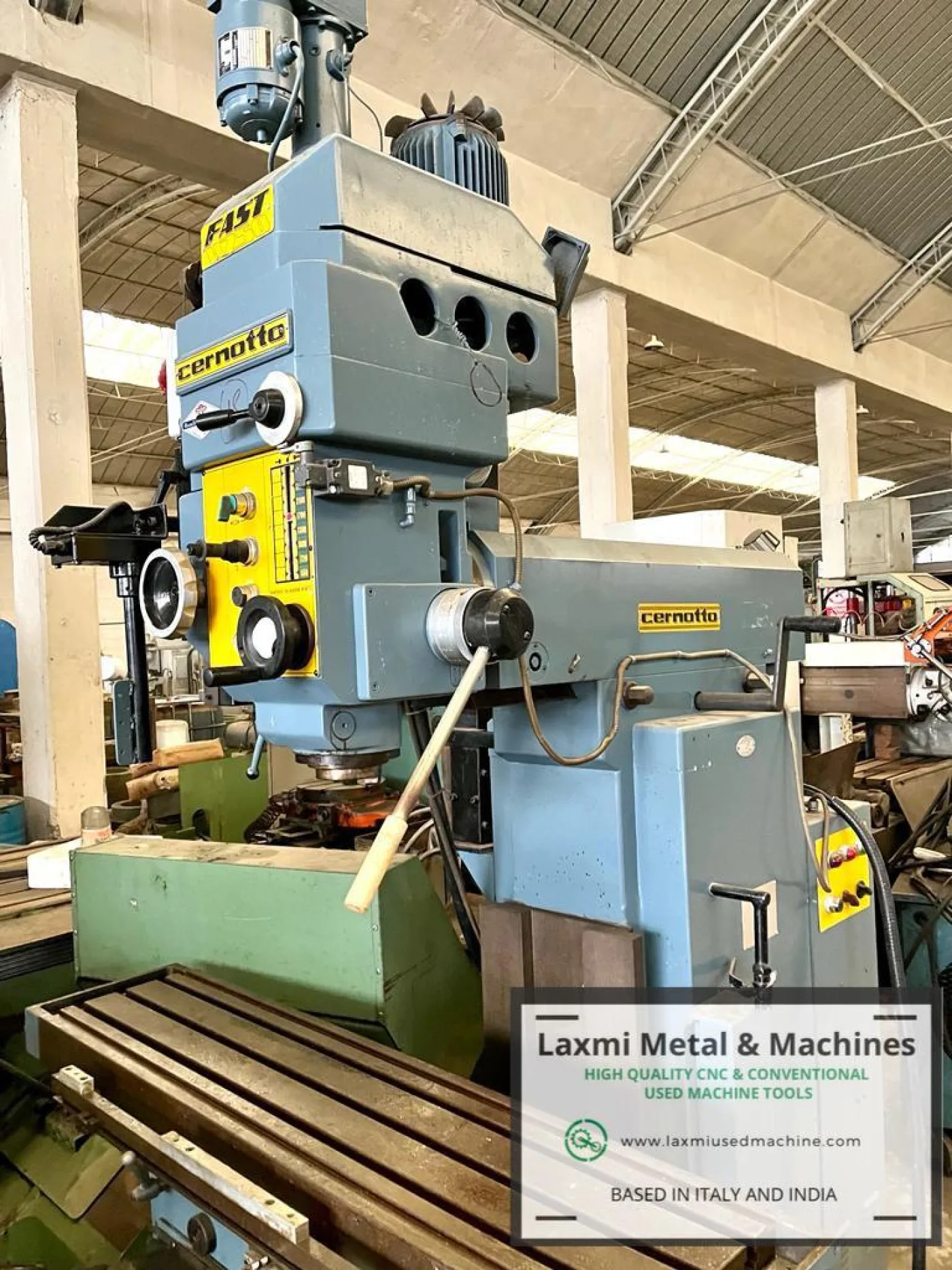 MNTR MILLING MACHINE, CERNOTTO - FAST H250 - Laxmi Metal & Machines, Rohtak - 5