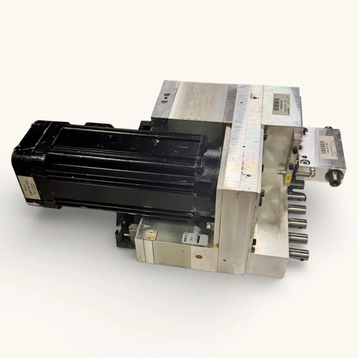HOMAG Bohrgetriebe Motor Bohraggregat BAZ BOF 11 + 1 + 1 spindelig Art.-Nr. 1-024-95-2081 / Art.-Nr. 2-024-95-1330 – WEEKE BP 155 - 6