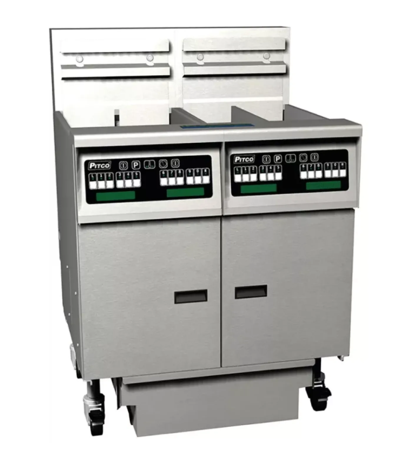 Falcon Fryer E3860 Dominator Plus Single Pan Wide Twin Basket 40L Electric - islandcatering - 6