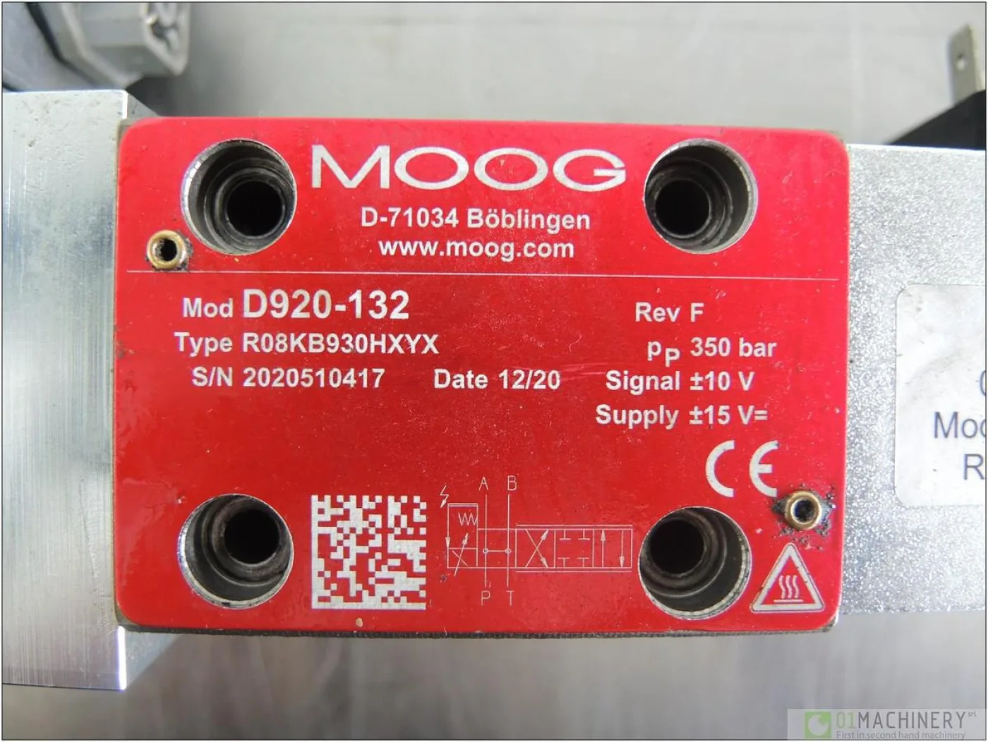 2020 MOOG D920-132 AI1368 - 3