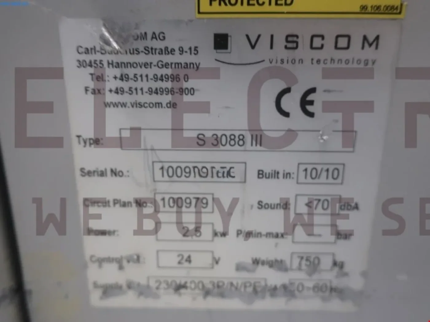 Viscom 3088 III, vintage 2010, AOI - 3