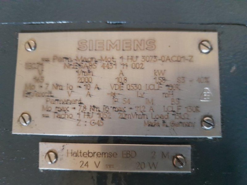 1 HU 3073 / 3076 SIEMENS / DECKEL 1988