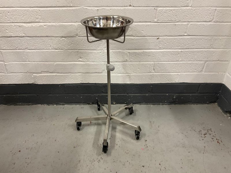 GB Medical Bowl Stand Single Height Adjustable