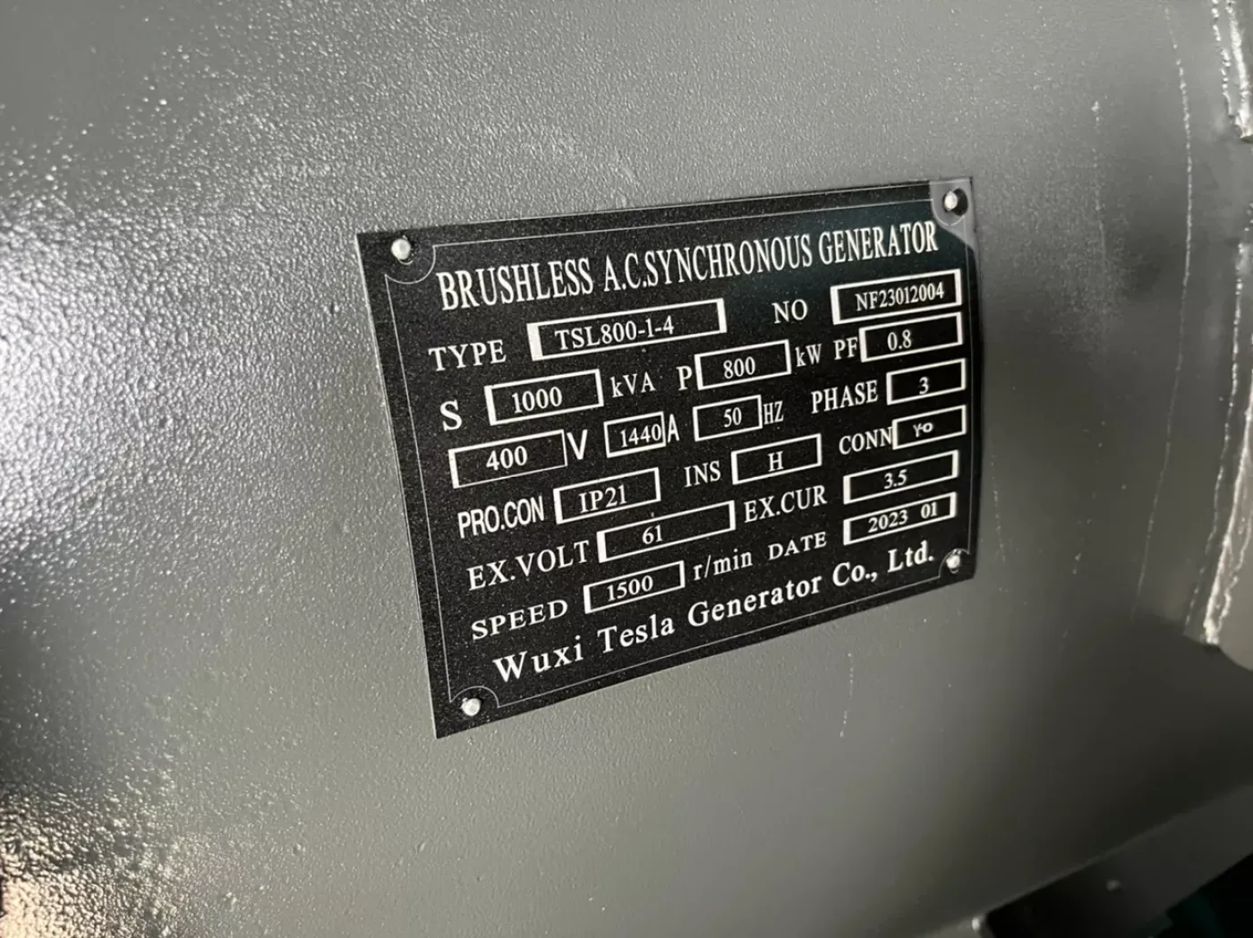 Giga Power RT-W800GF 1000 kVA silent generator - 8