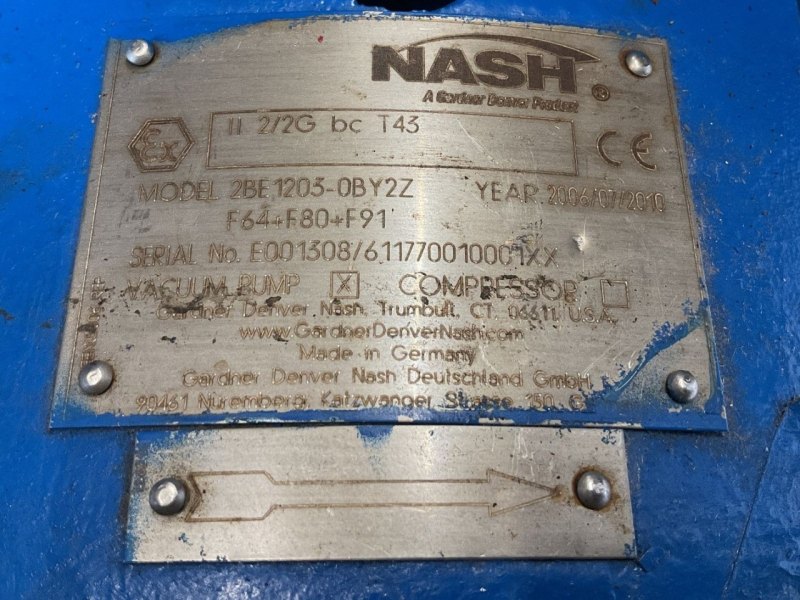 Gardner Denver Nash 2BE1203-OBY2-Z - Vacuum pump