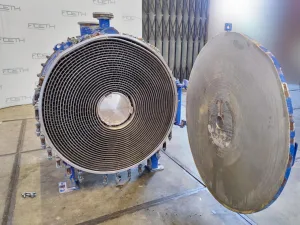 Alfa Laval 3H-C-1T - 98m² "Spiral" - Shell and tube heat exchanger