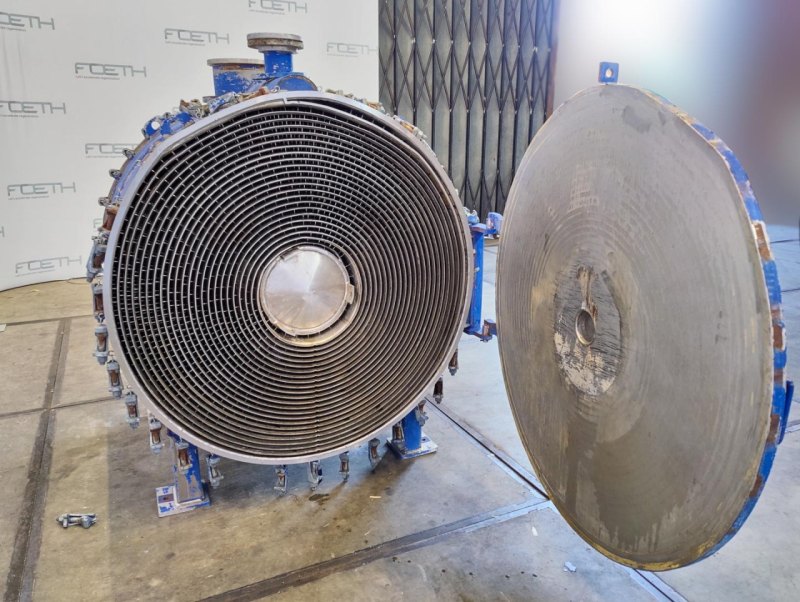 Alfa Laval 3H-C-1T - 98m² "Spiral" - Shell and tube heat exchanger