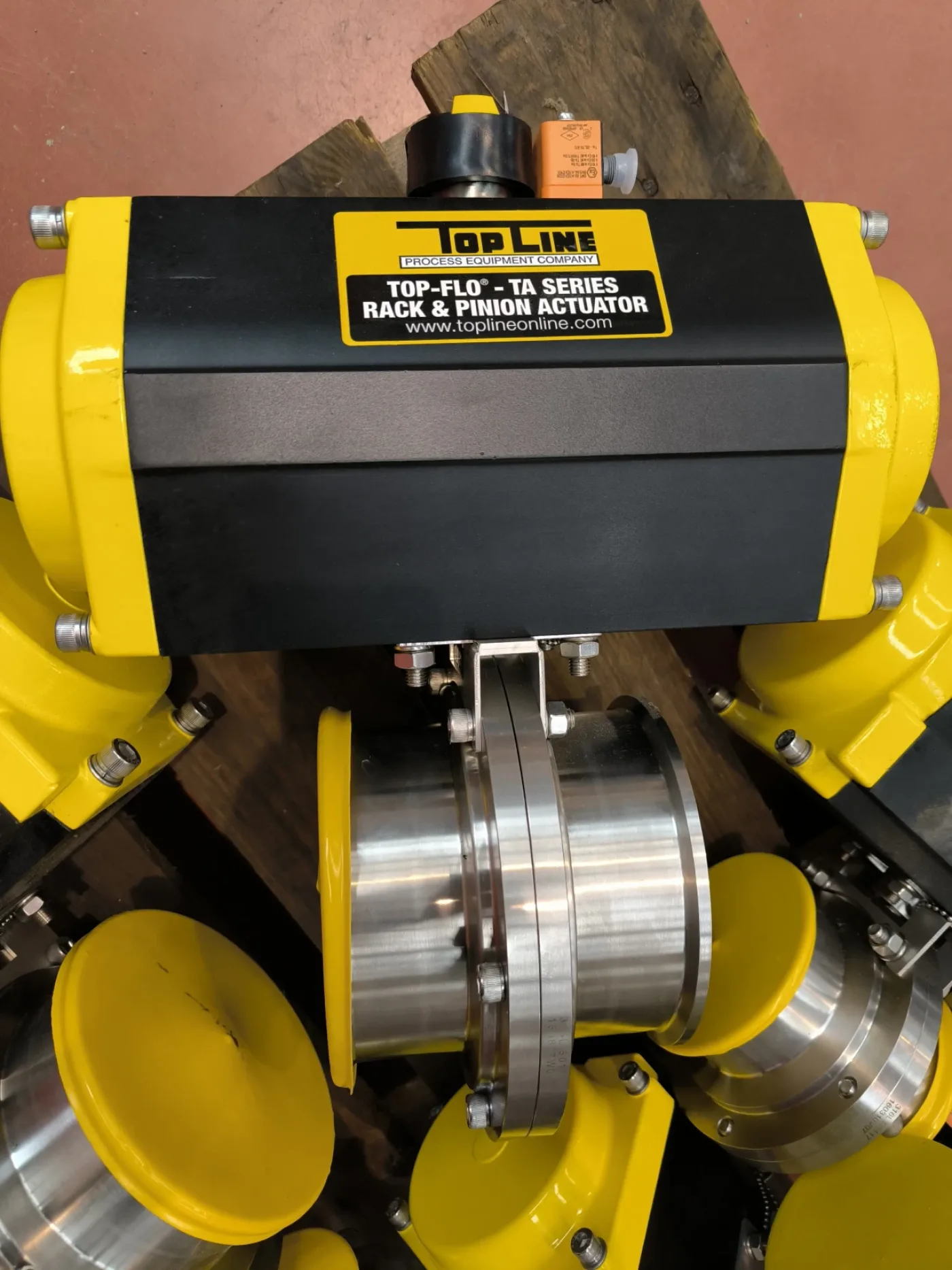 SOLENOID BUTTERFLY VALVE TOP LINE TS140 ATEX - 2