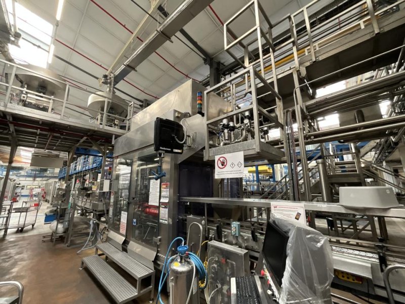1987 Serac Serac AN3R30 Rotary Syrup Bouteille Fill Rotary Syrup Bouteille Remplissage and Capping Machine - Line 3