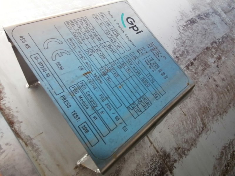 GPI 30m3 Vacuum steam distillation - Stainless Steel Reactor