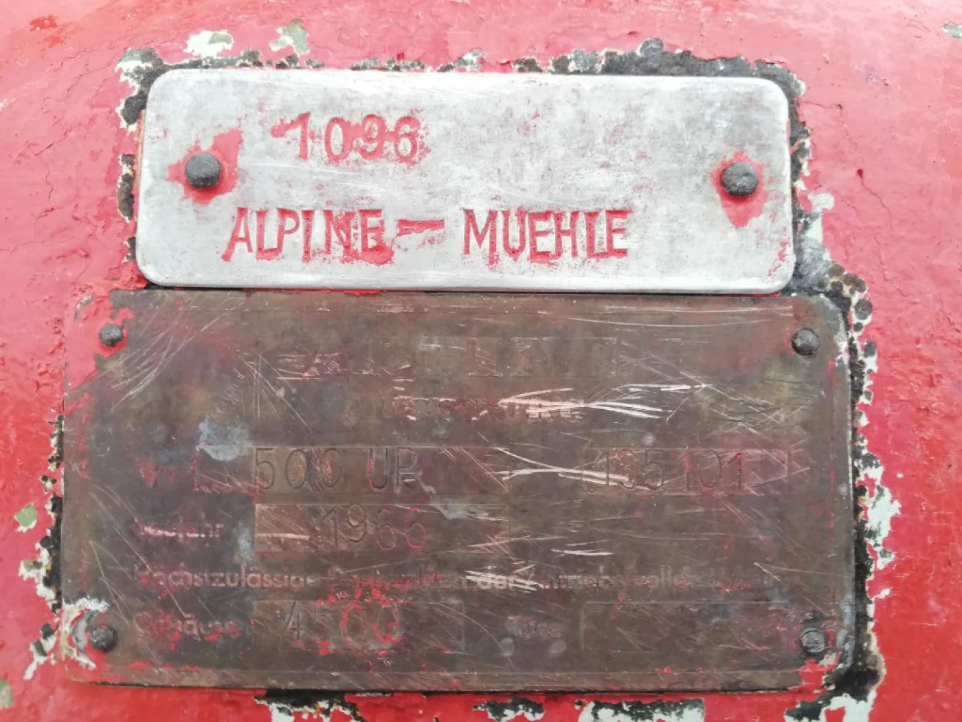 Alpine 500 UP beater plate - Fine Impact Mill - 2